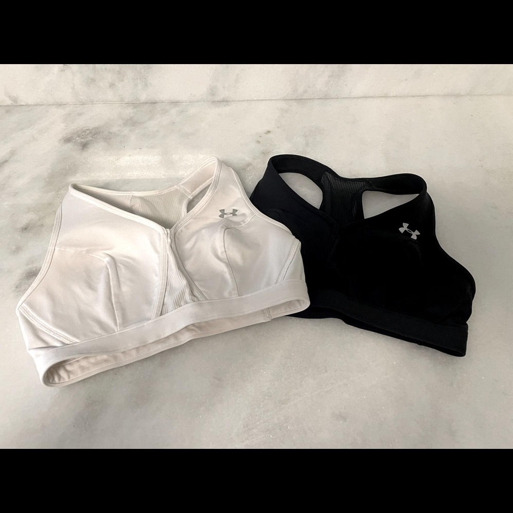 2 Under Armour High Compression Sports Bras Small